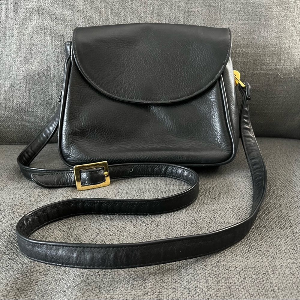Park Avenue INT. Black Genuine Leather Bag